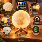 LOGROTATE Moon Lamp