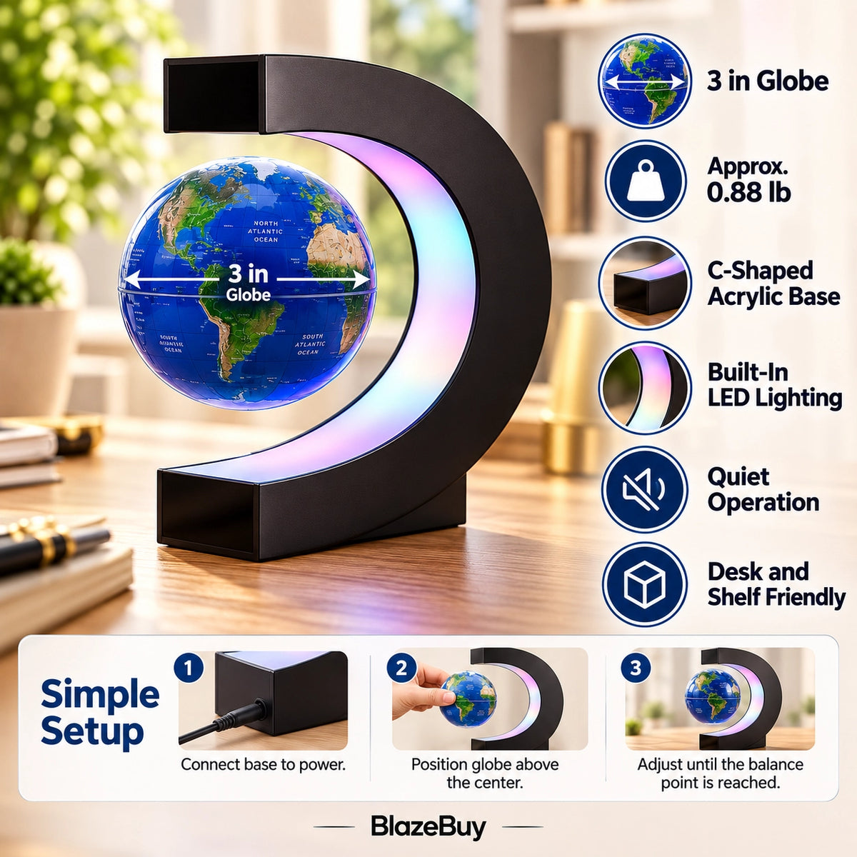 Magnetic Floating Globe