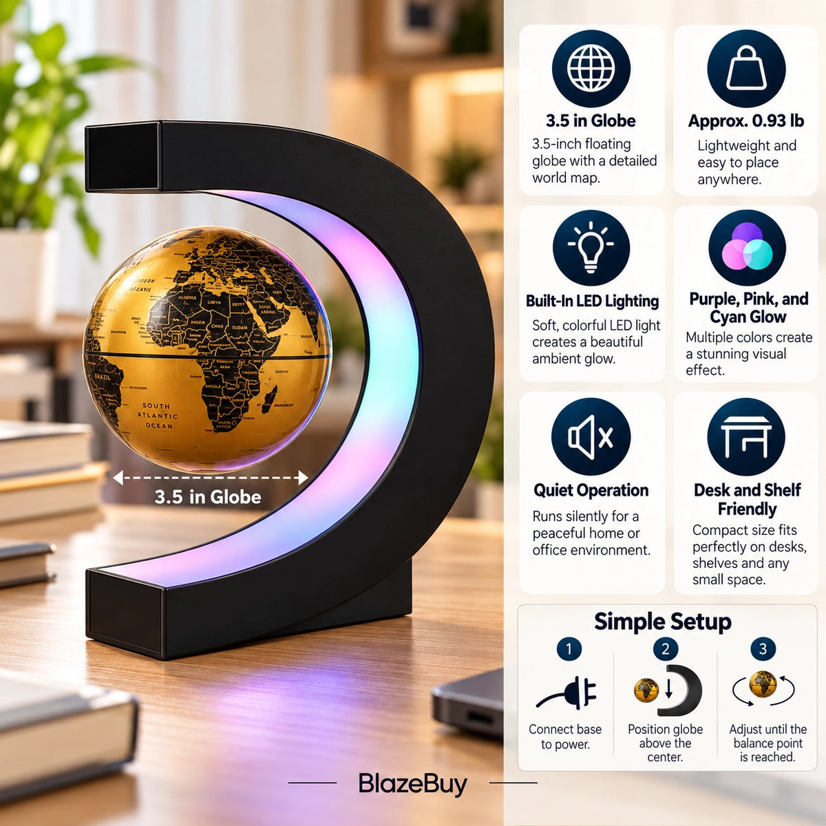 Magnetic Floating Globe