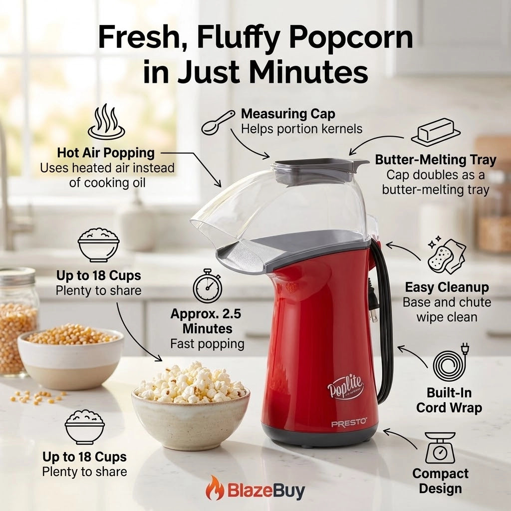Presto PopLite Popcorn Popper