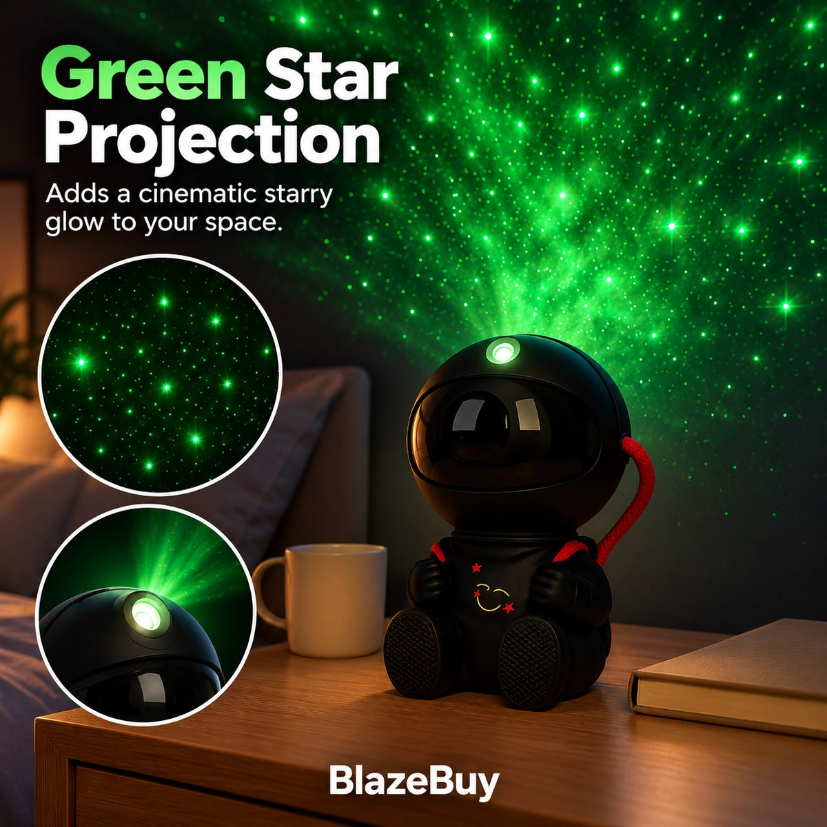 Astronaut Galaxy Projector Lamp