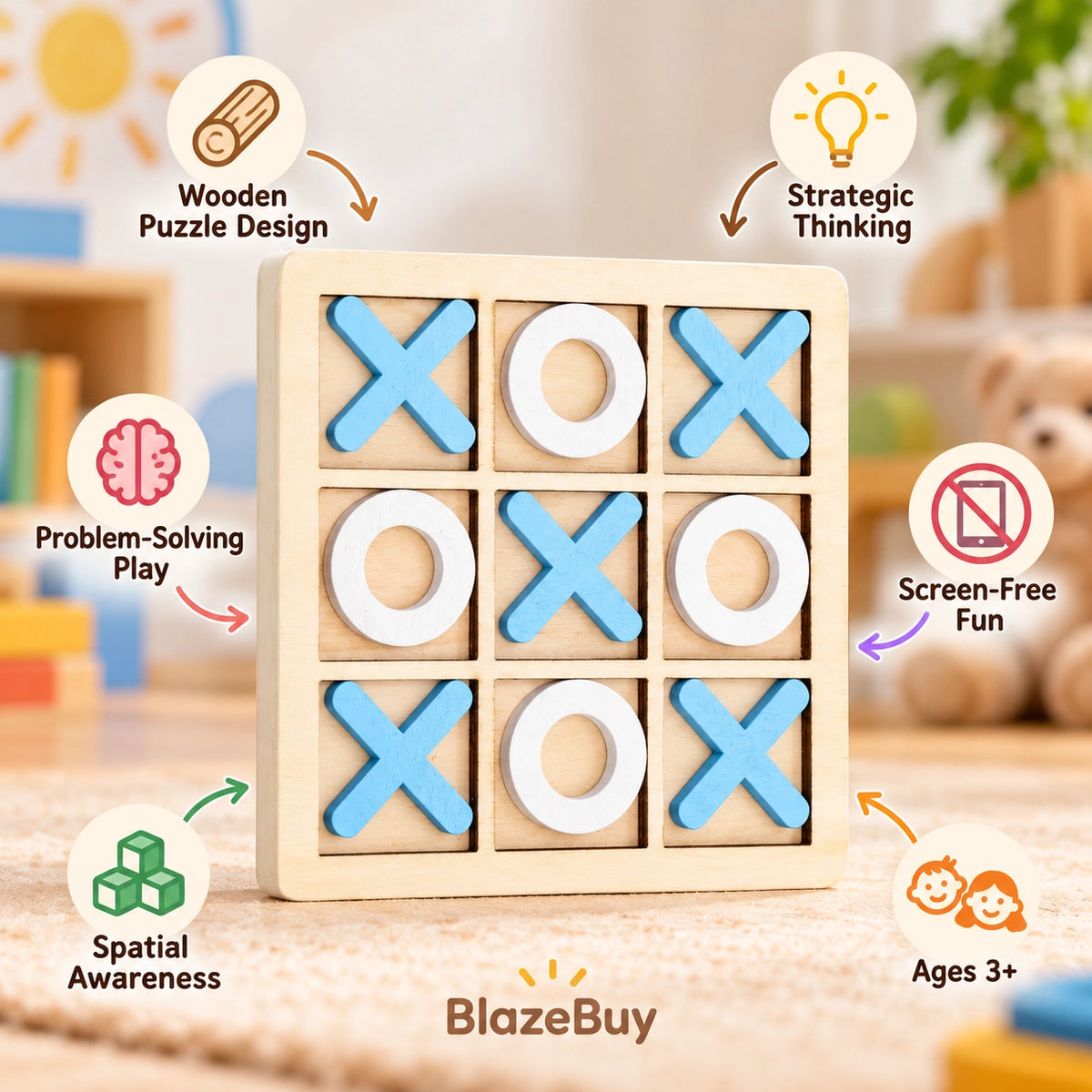 MonteChess  Wooden Puzzle
