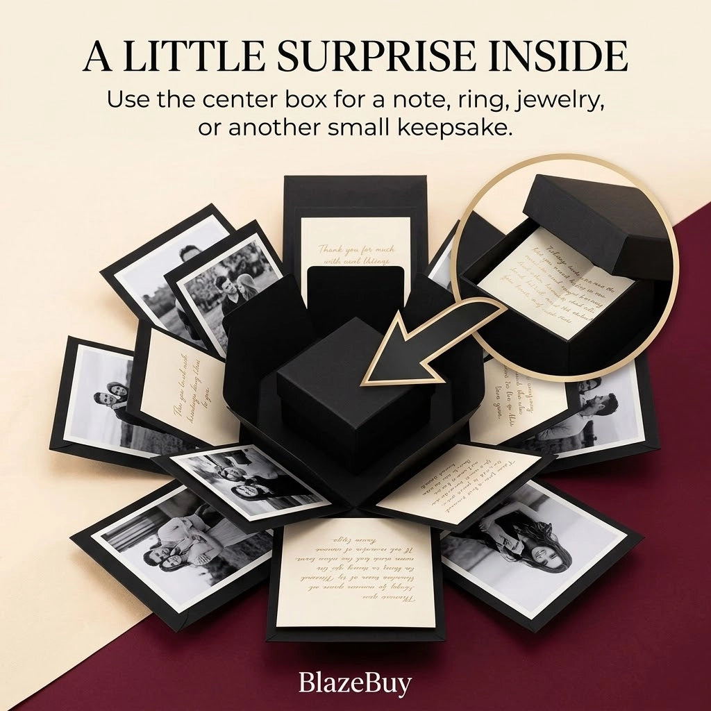Black Explosion Photo Box