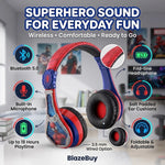 Spiderman Kids Bluetooth Headphones