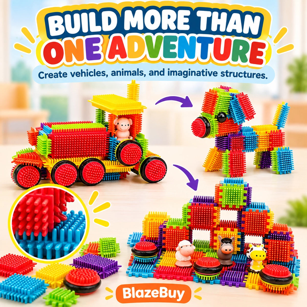 Hedgehog Building Block Set