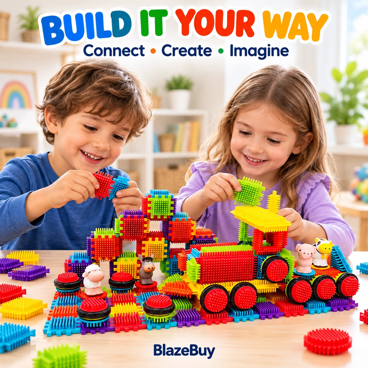 Hedgehog Building Block Set
