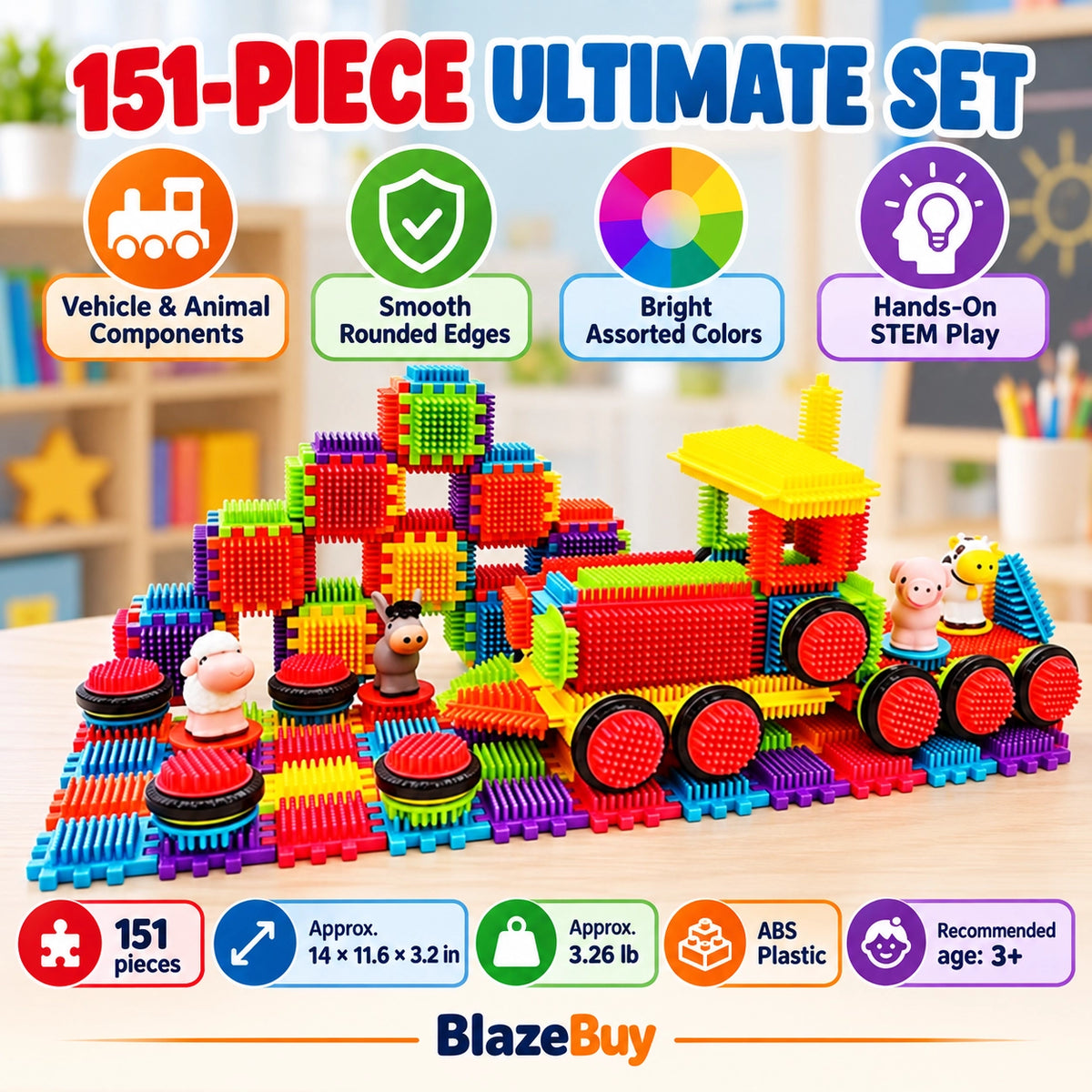 Hedgehog Building Block Set
