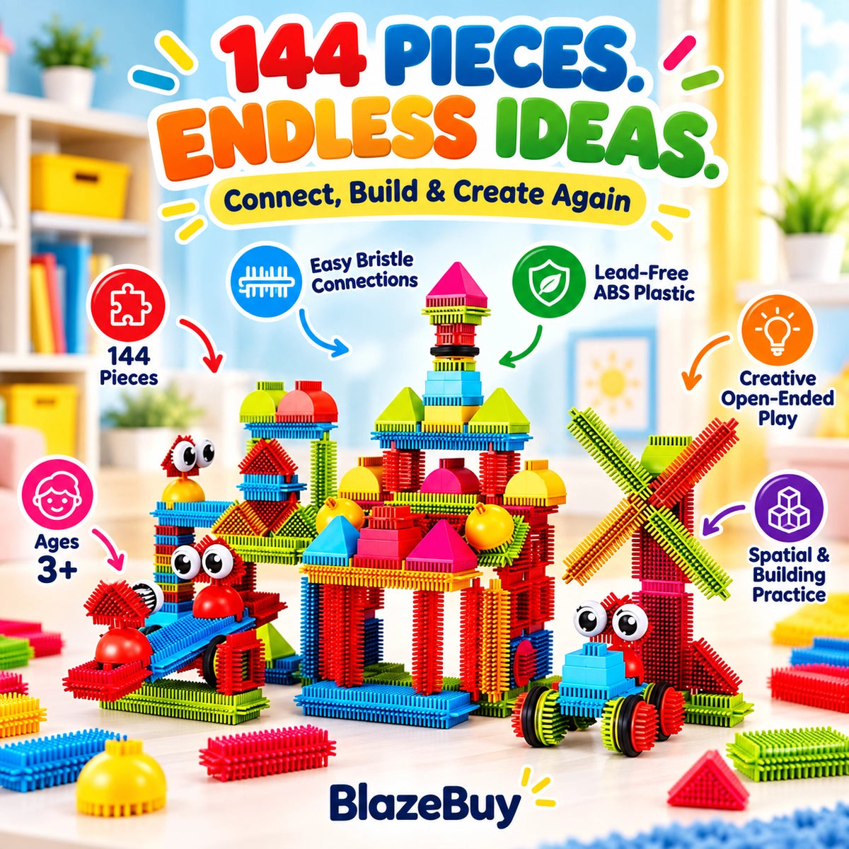 Hedgehog Building Block Set