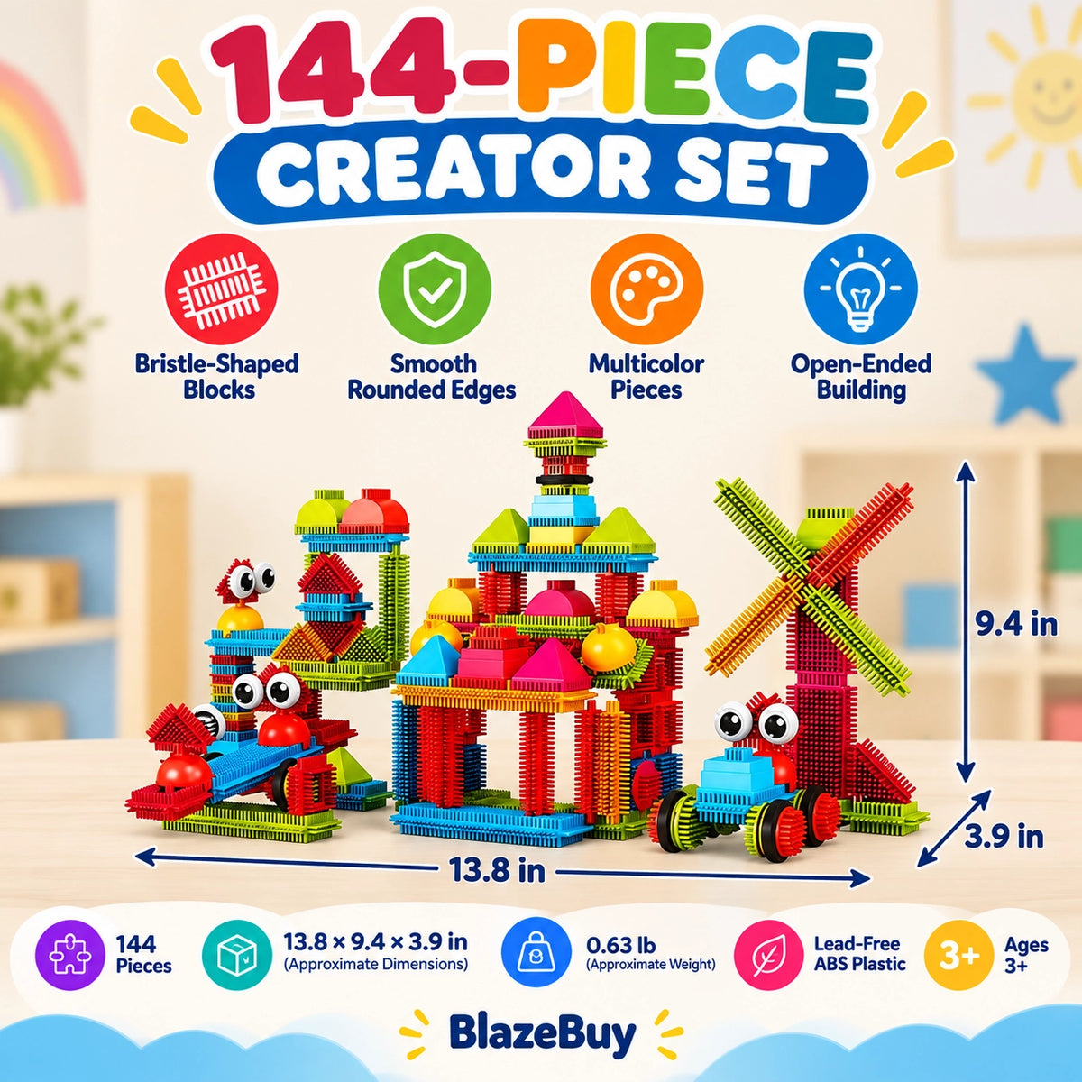 Hedgehog Building Block Set