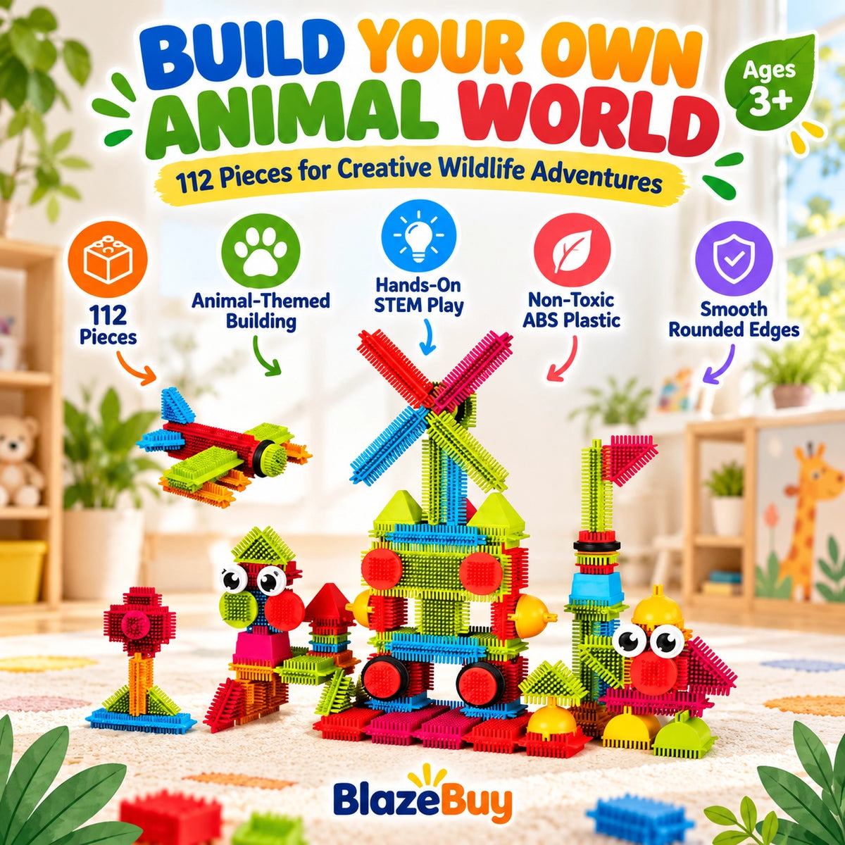 Hedgehog Building Block Set