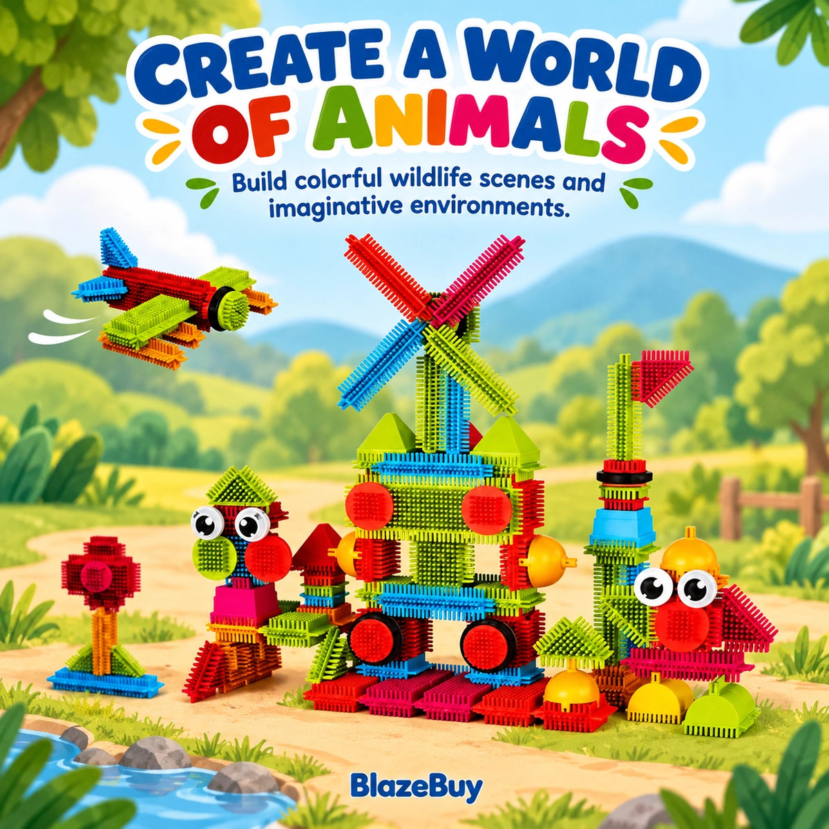 Hedgehog Building Block Set