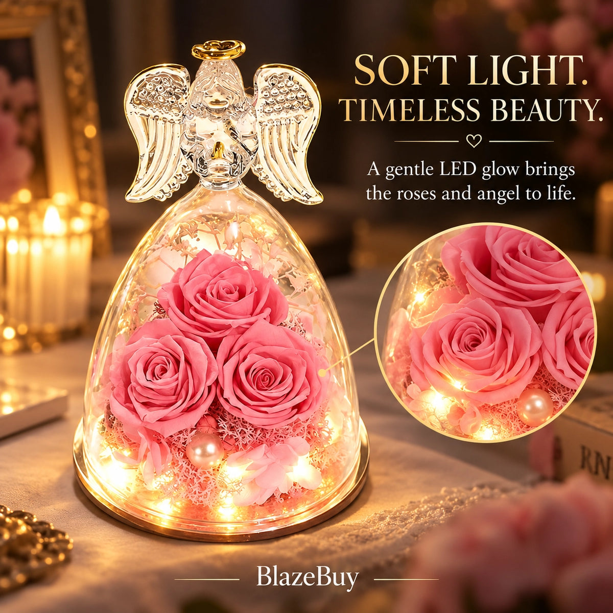 Eternal Angel Rose Dome