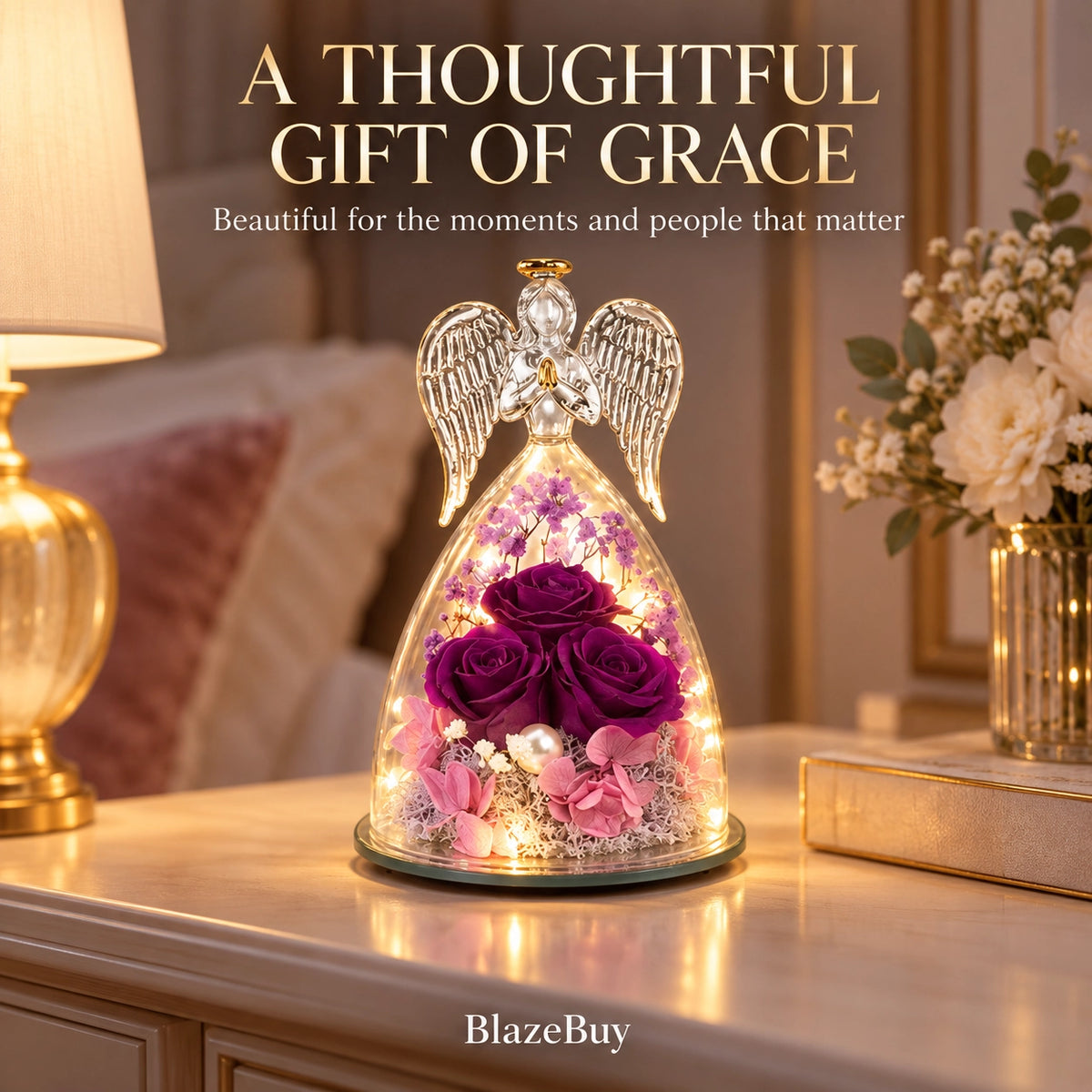 Eternal Angel Rose Dome