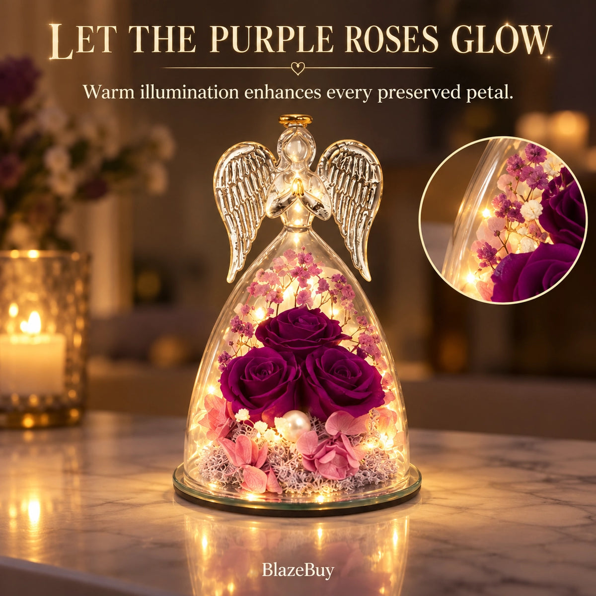 Eternal Angel Rose Dome