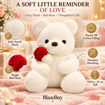 Rose Embrace Teddy Bear