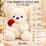 Rose Embrace Teddy Bear