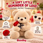 Rose Embrace Teddy Bear