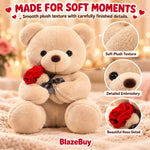 Rose Embrace Teddy Bear