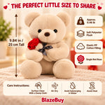 Rose Embrace Teddy Bear