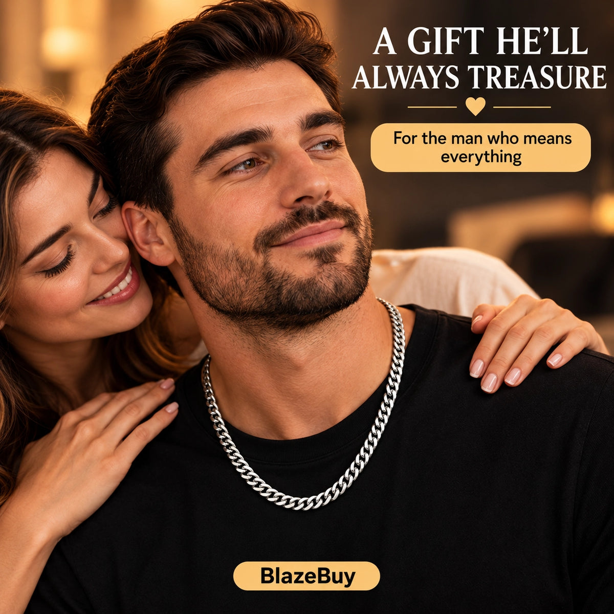 Husband Cuban Chain Necklace