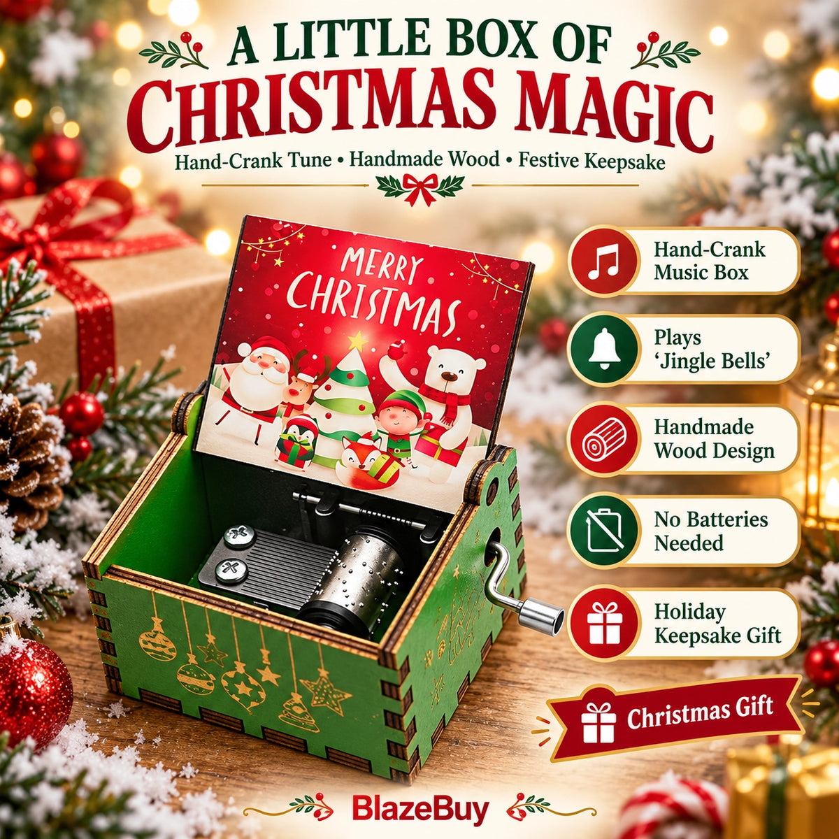 Christmas Music Box Gift