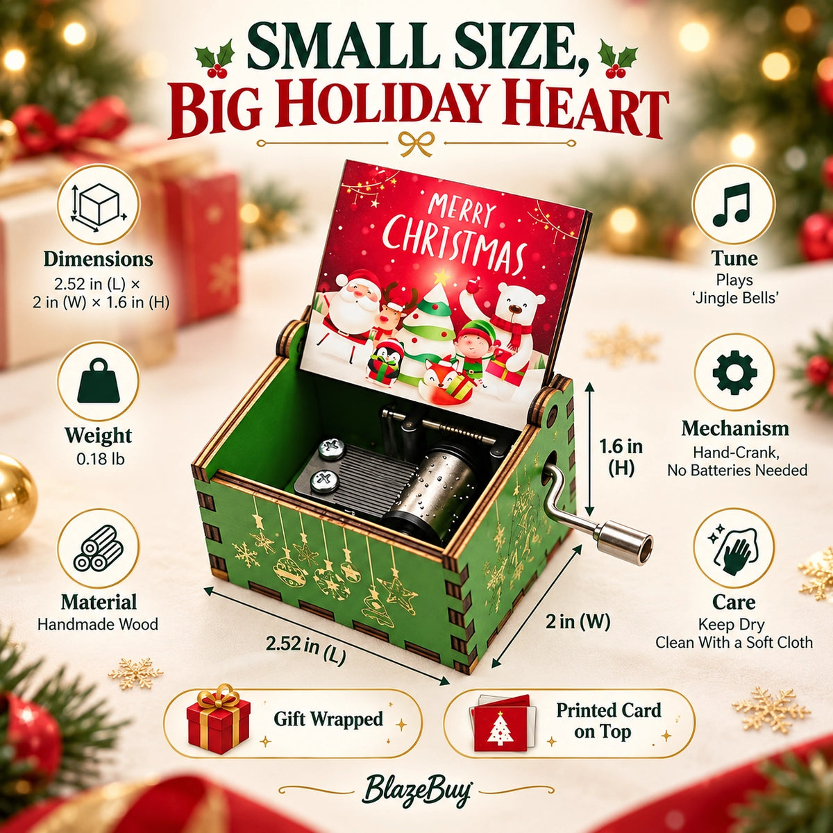 Christmas Music Box Gift