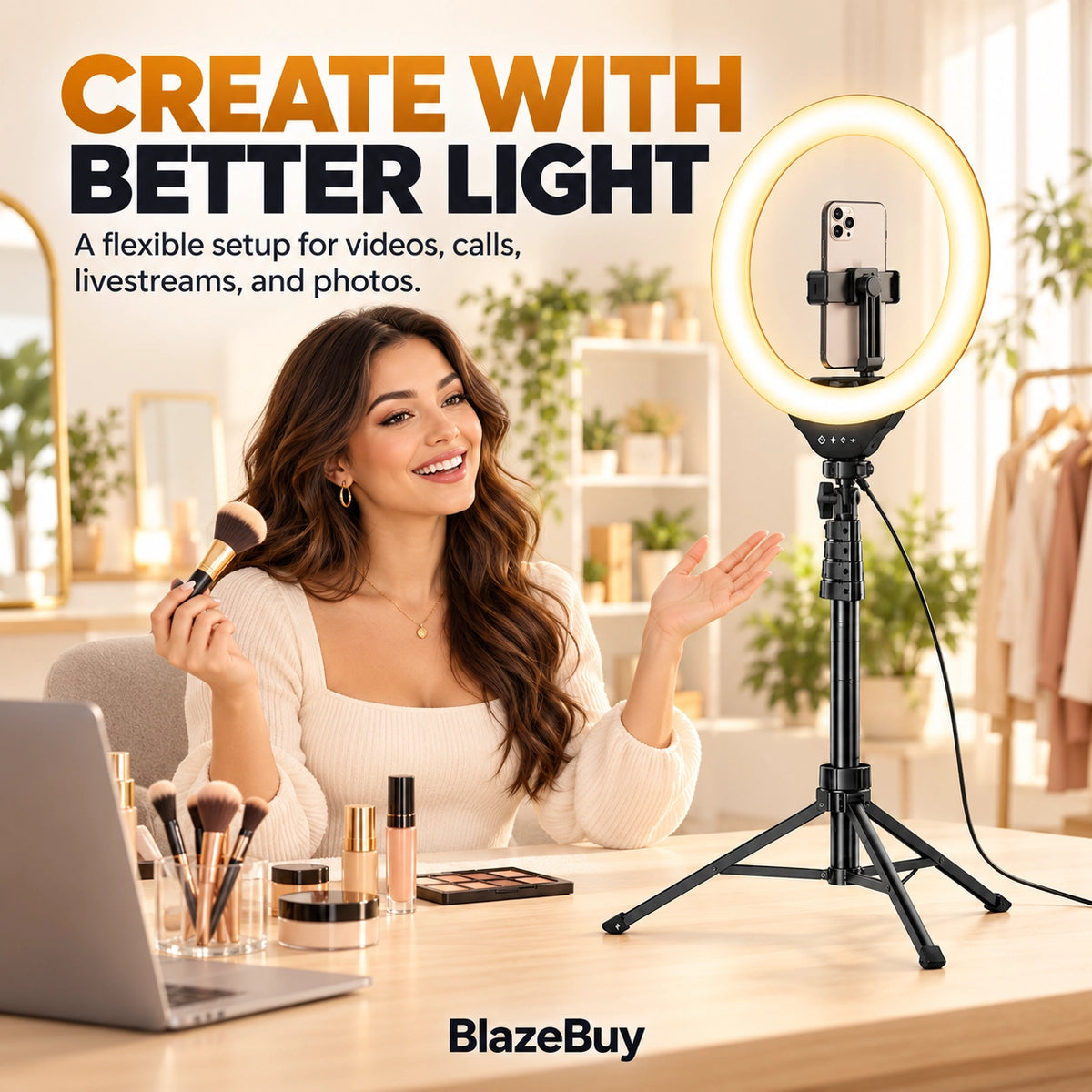 12-Inch Selfie Ring Light Kit