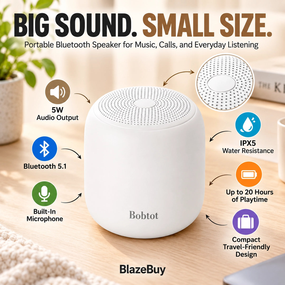 Portable Bluetooth Mini Speaker