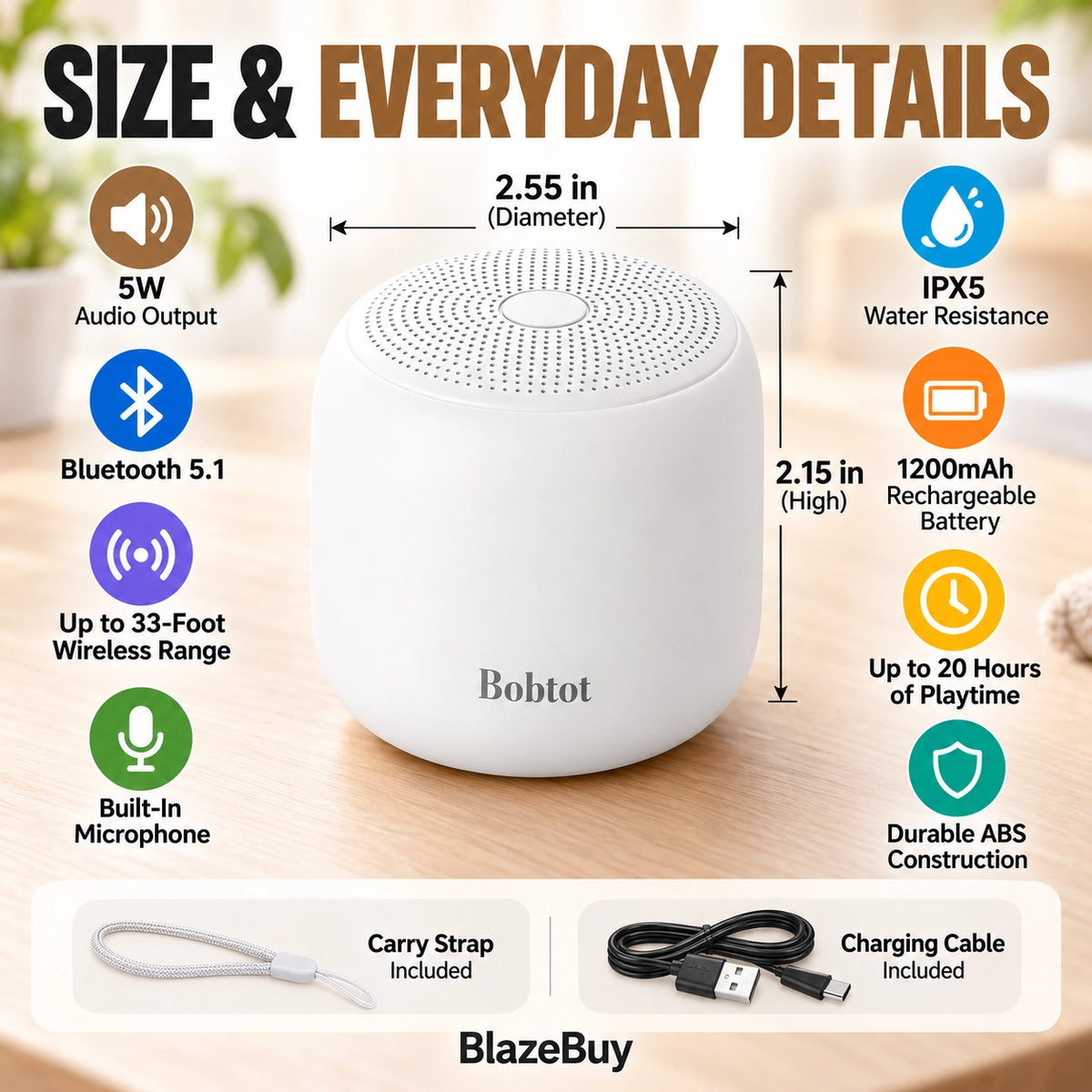 Portable Bluetooth Mini Speaker