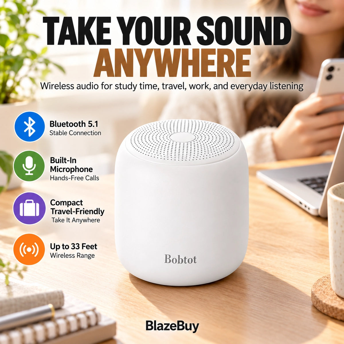 Portable Bluetooth Mini Speaker