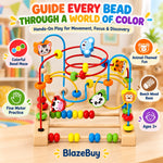 Wooden Bead Maze Set