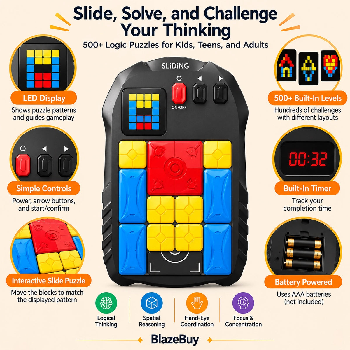 Super Slide Puzzle Game