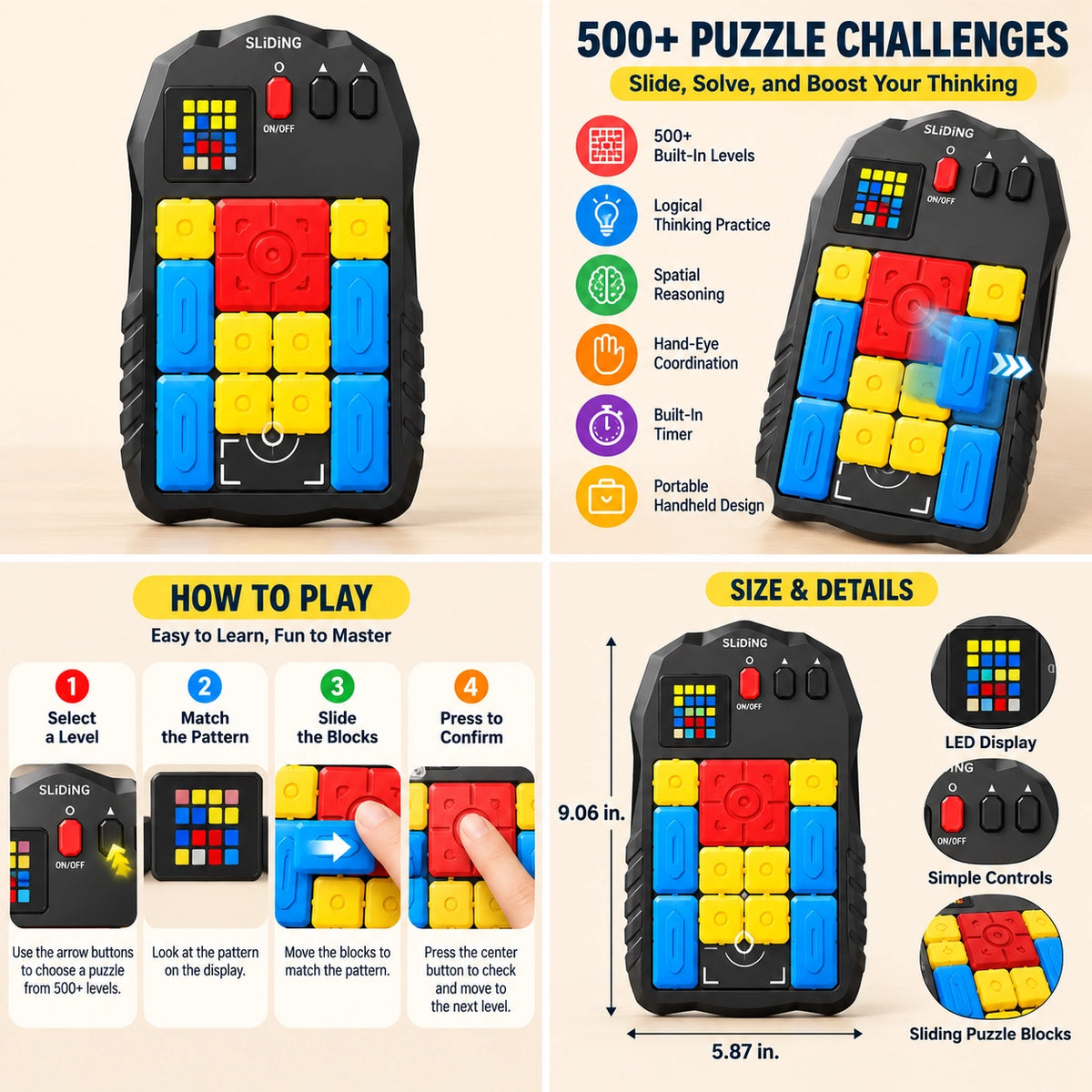 Super Slide Puzzle Game