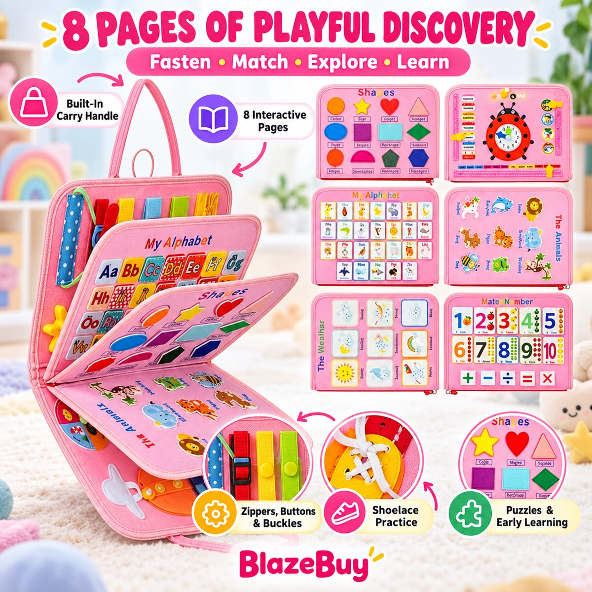 Montessori Busy Learning Board