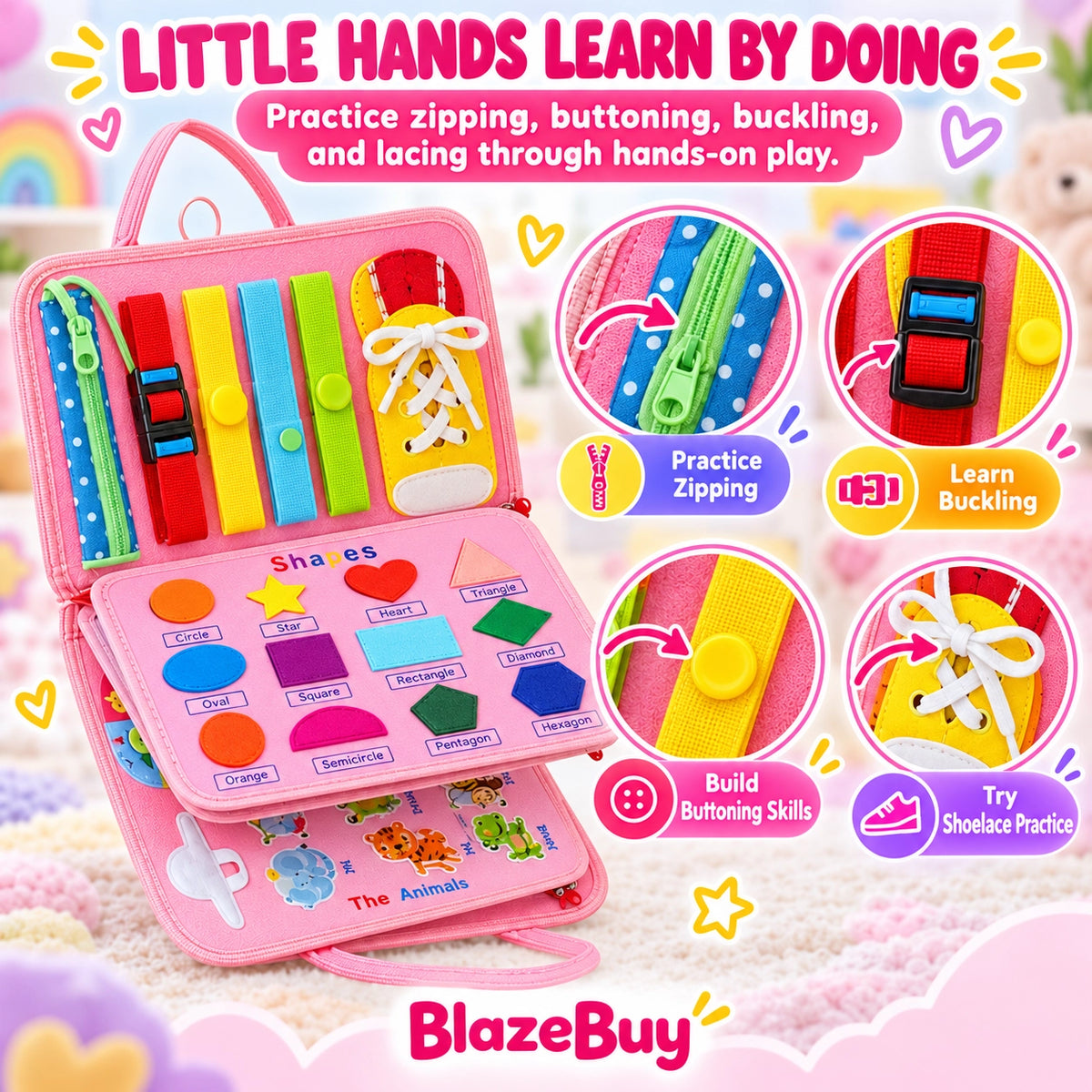 Montessori Busy Learning Board