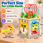 Montessori Wooden Activity Cube