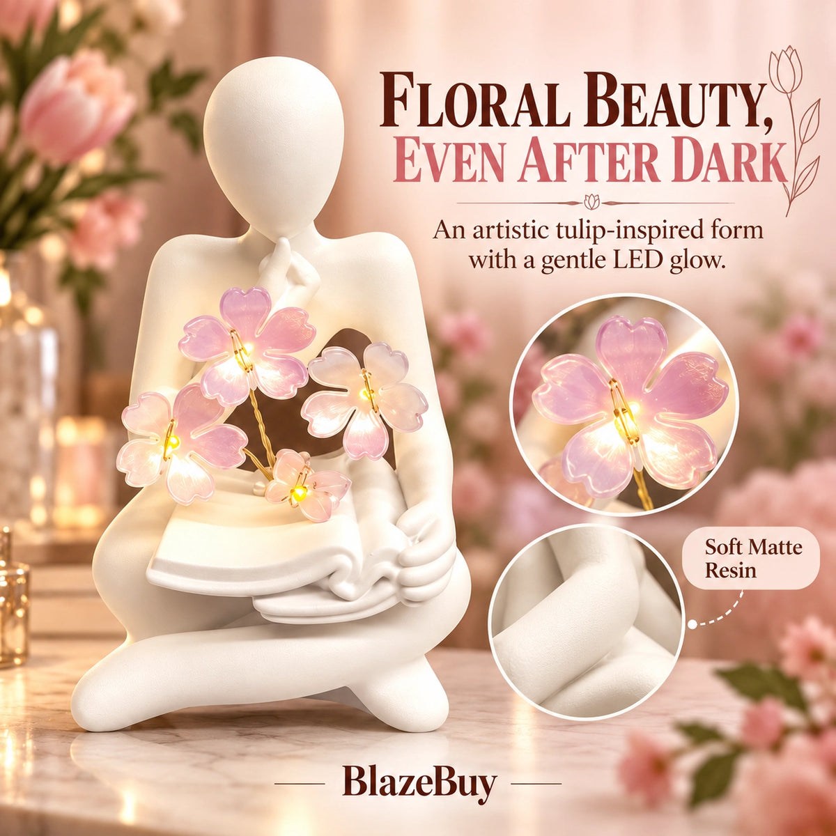 Aesthetic Flower Night Lamps