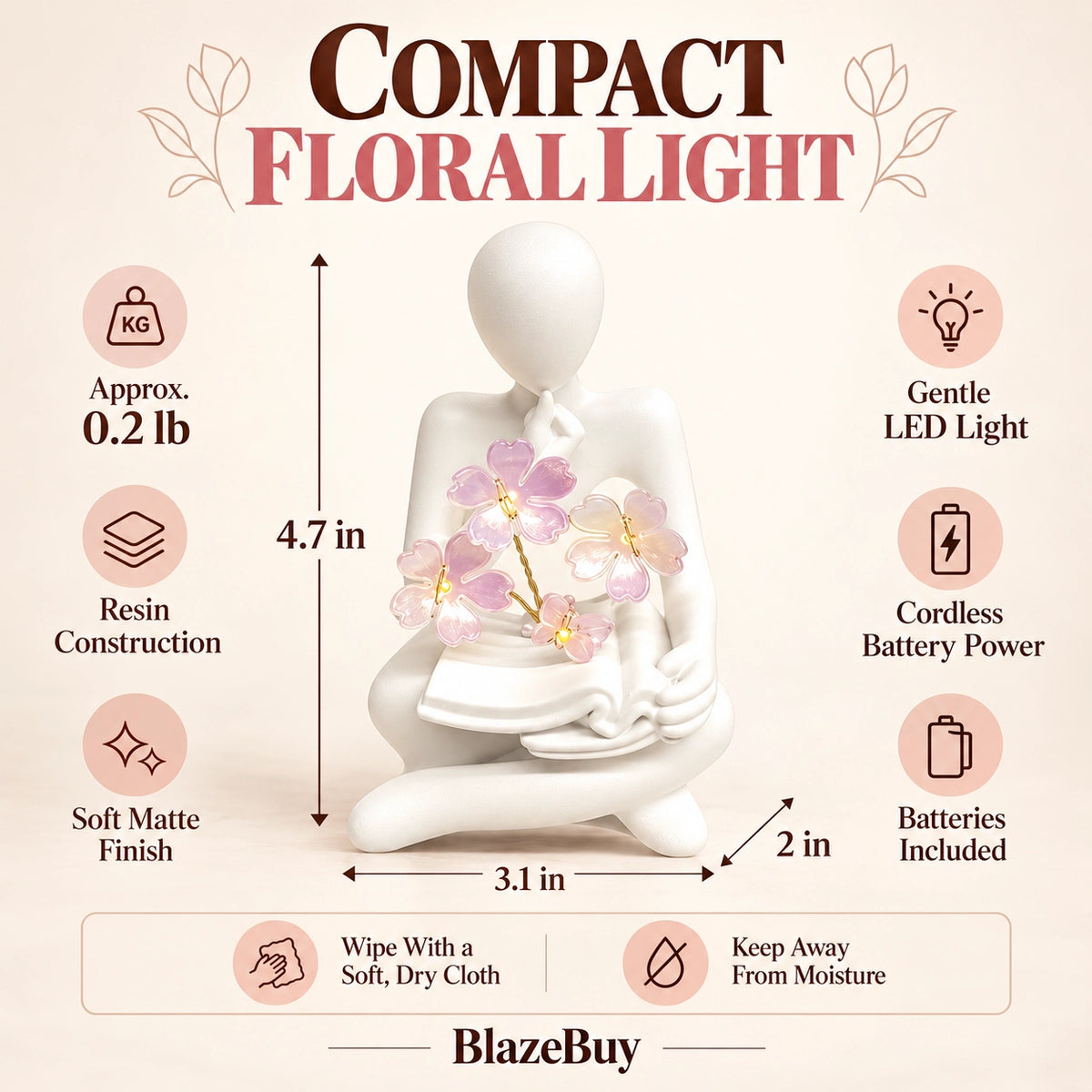 Aesthetic Flower Night Lamps