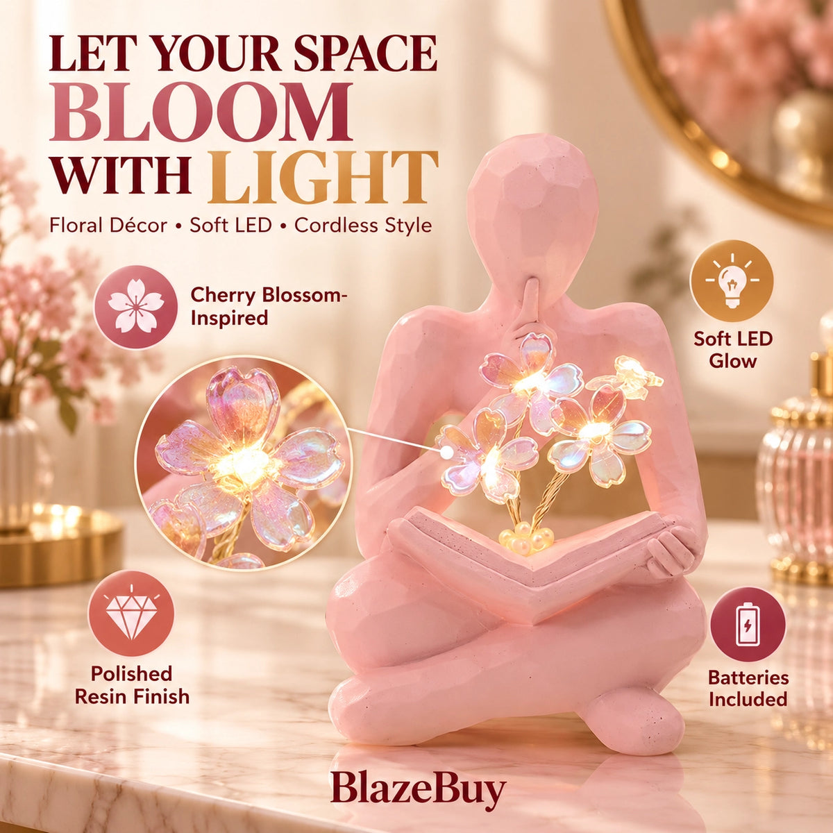 Aesthetic Flower Night Lamps