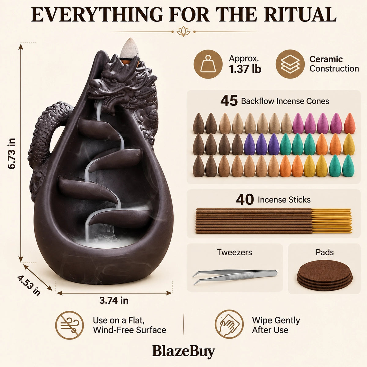 Mystic Dragon Incense Set