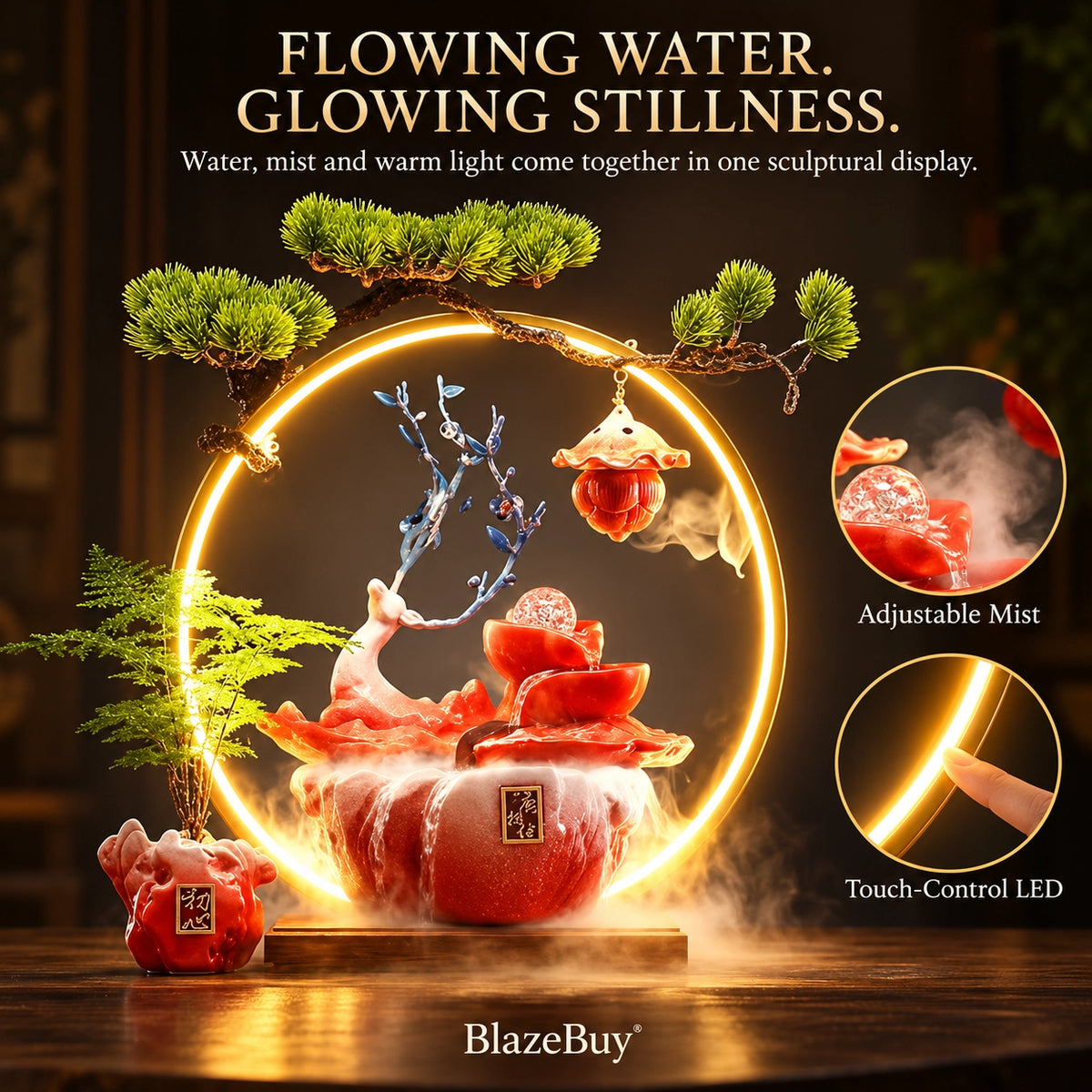 Zen Deer Water Fountain Collection