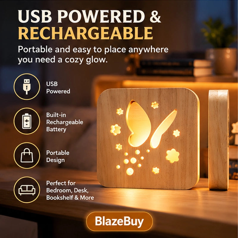 ButterflyGlow Night Lamp
