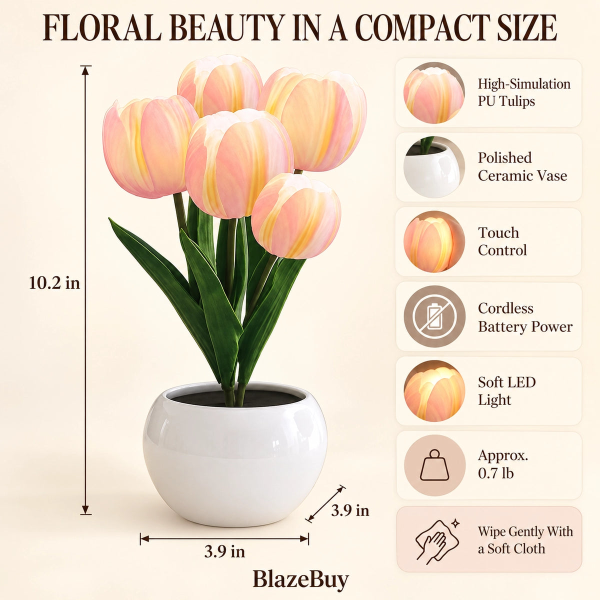 Tulip Flower Table Lamp