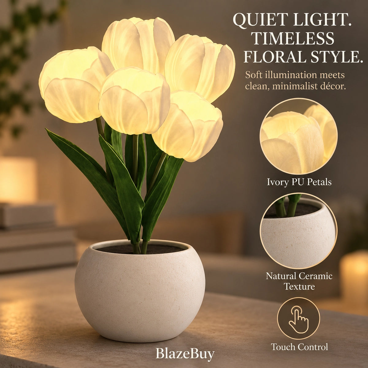 Tulip Flower Table Lamp