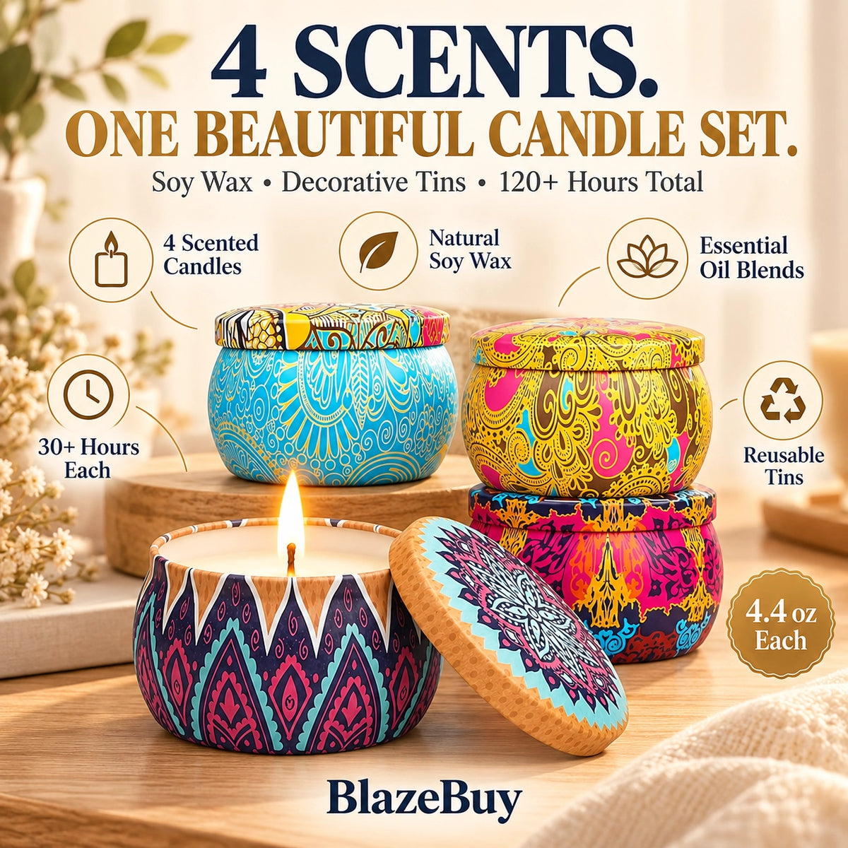 Aromatherapy Candle Gift Set