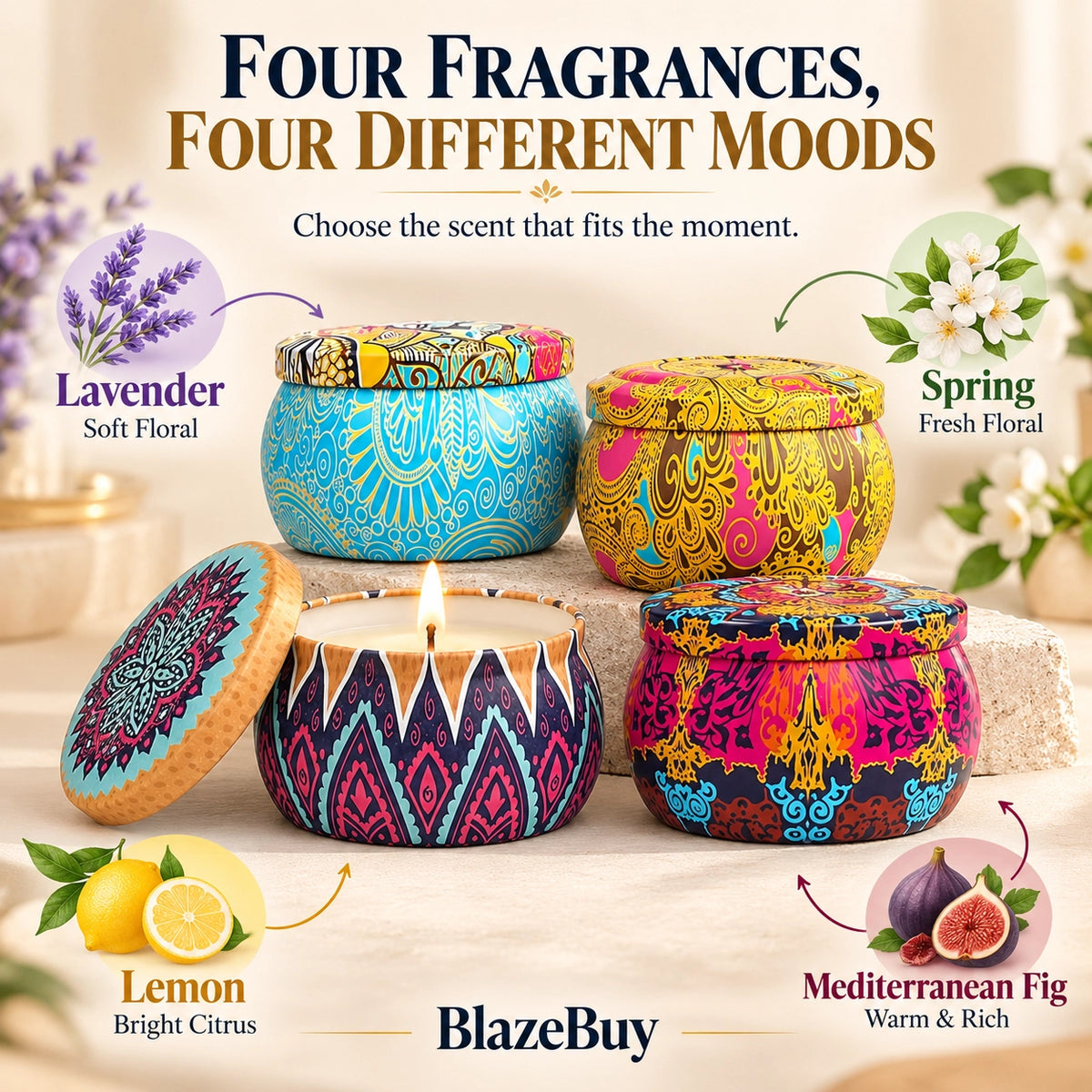 Aromatherapy Candle Gift Set