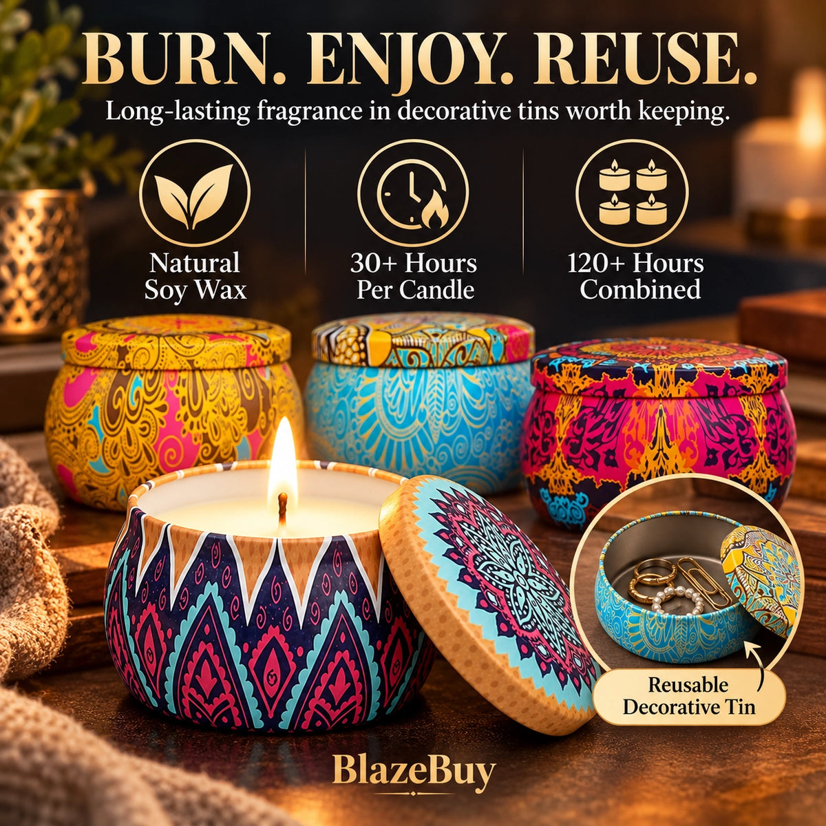 Aromatherapy Candle Gift Set