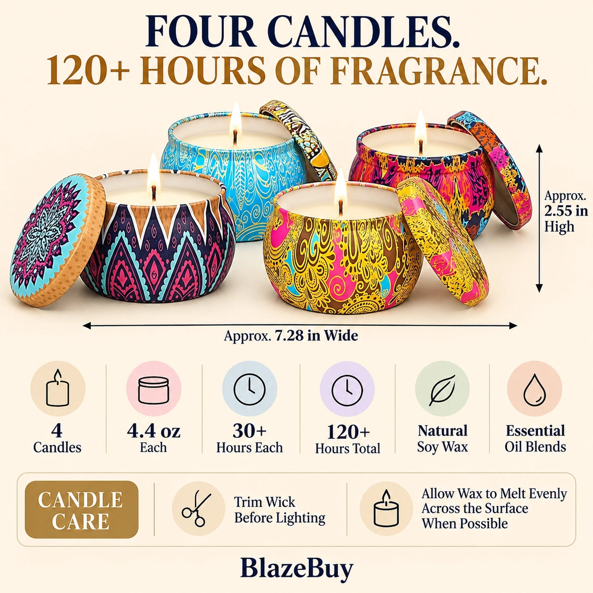 Aromatherapy Candle Gift Set