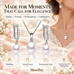 Elegant Pearl Jewelry Set