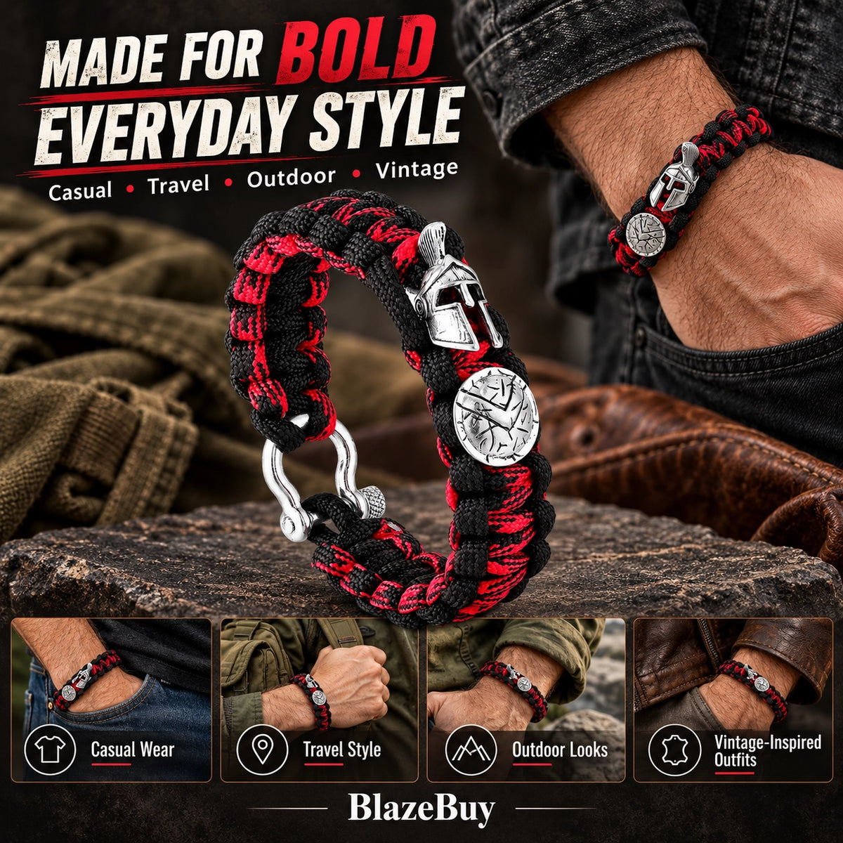 VikingShield Spartan Bracelet
